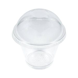 vaso pet + tapa cÚpula cerrada p/50uds