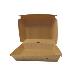 envases de carton hamburguesa p/50uds