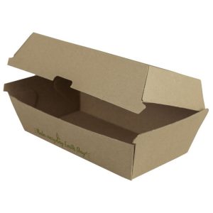 envase cartÓn menu kraft p/25uds