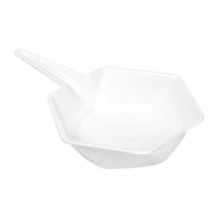 recipiente hexag. blanco bagazo p/50uds