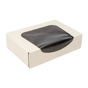 caja carton c/ventana 17,5x12x4,5 cms p/50uds